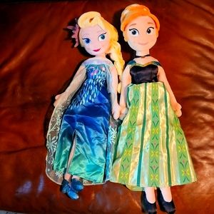 Disney Frozen Anna and Elsa 20" Dolls Plush